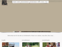Tablet Screenshot of lacordonnerie-feron.com
